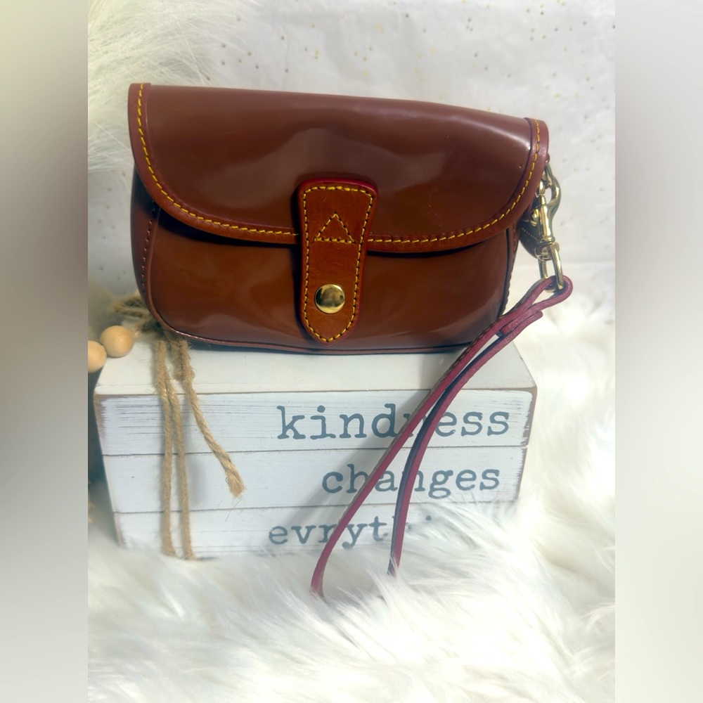 Dooney & Bourke Brown   Clutch with Wristlet